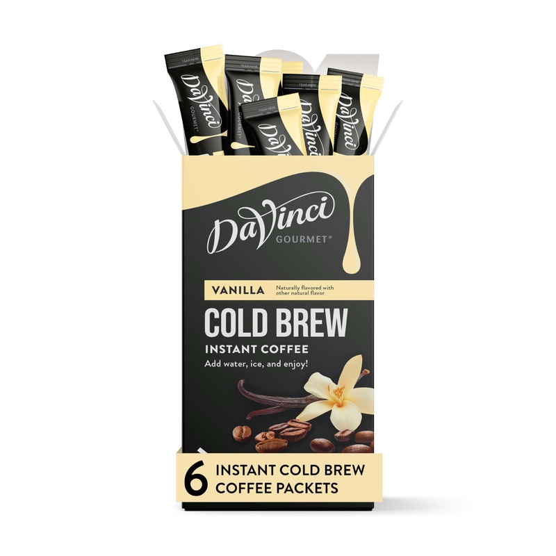Davinci Gourmet Vanilla Cold Brew Stick Pack, 90.0 Grm (Pack Of 1)