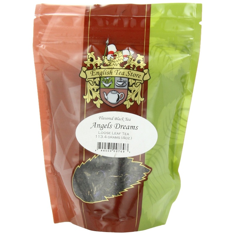 English Tea Store Loose Leaf, Angels Dream Tea Pouches, 4 Ounce