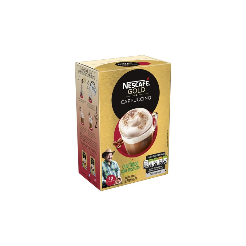 Nescaf Cappuccino 10 Sachets, Red