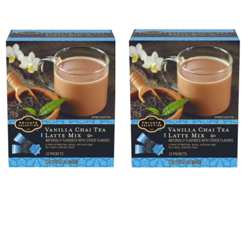 Private Selection Vanilla Chai Tea Latte Mix 10 Ct (Pack Of 2)