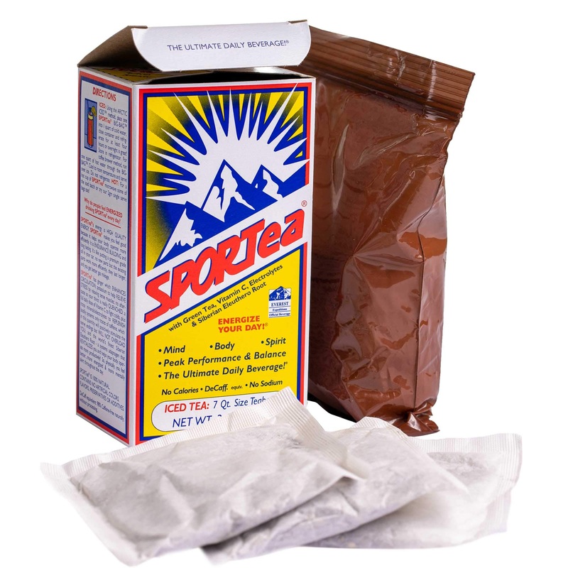 Sportea Iced | Natural Decaf Energy Drink With Green & Black Tea, Vitamins, Minerals, Electrolytes, Yerba Mate & Siberian Ginsen