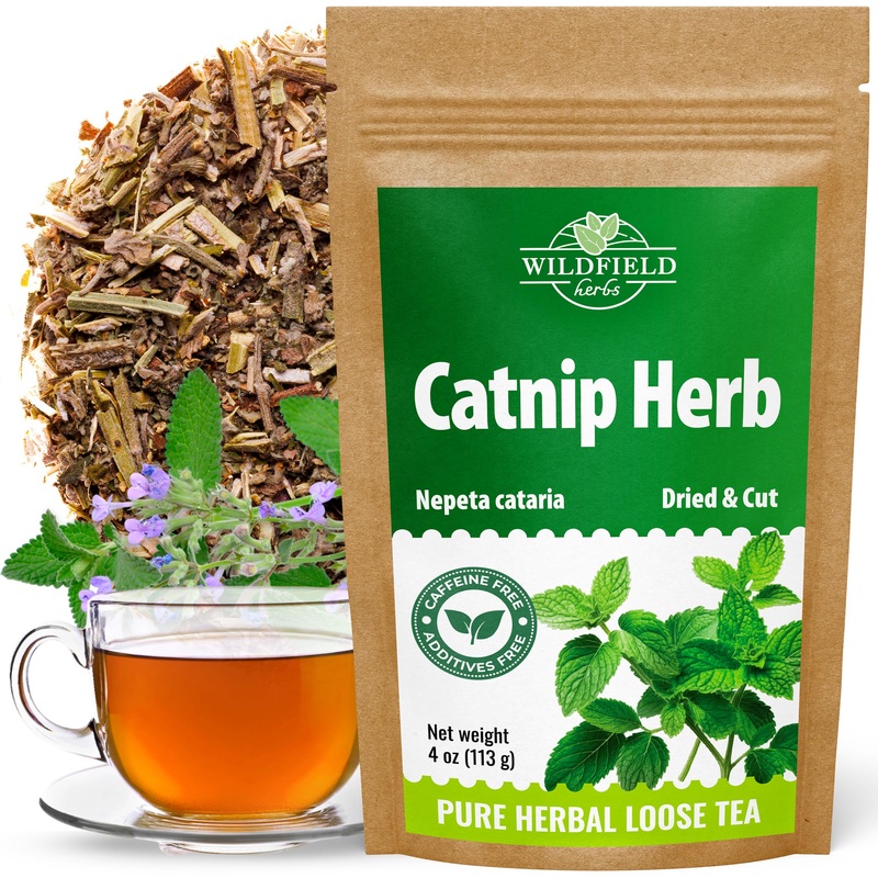 4 Oz. Catnip Tea Catnip Herb Tea (Nepeta L.) - 113G Cat Nip Herb Hierba Gatera