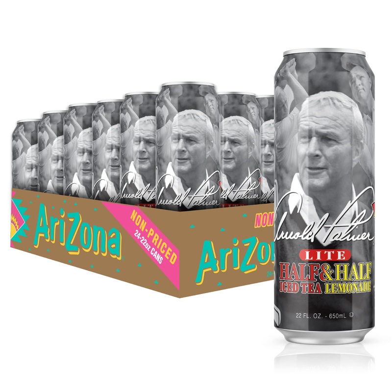 Arizona Arnold Palmer Half And Half - Big Can, 22 Fl Oz (Pack Of 24)