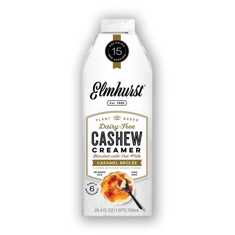 Elmhurst Milked - Caramel Brulee Cashew Creamer 25.4 Ounce (Pack Of 6)