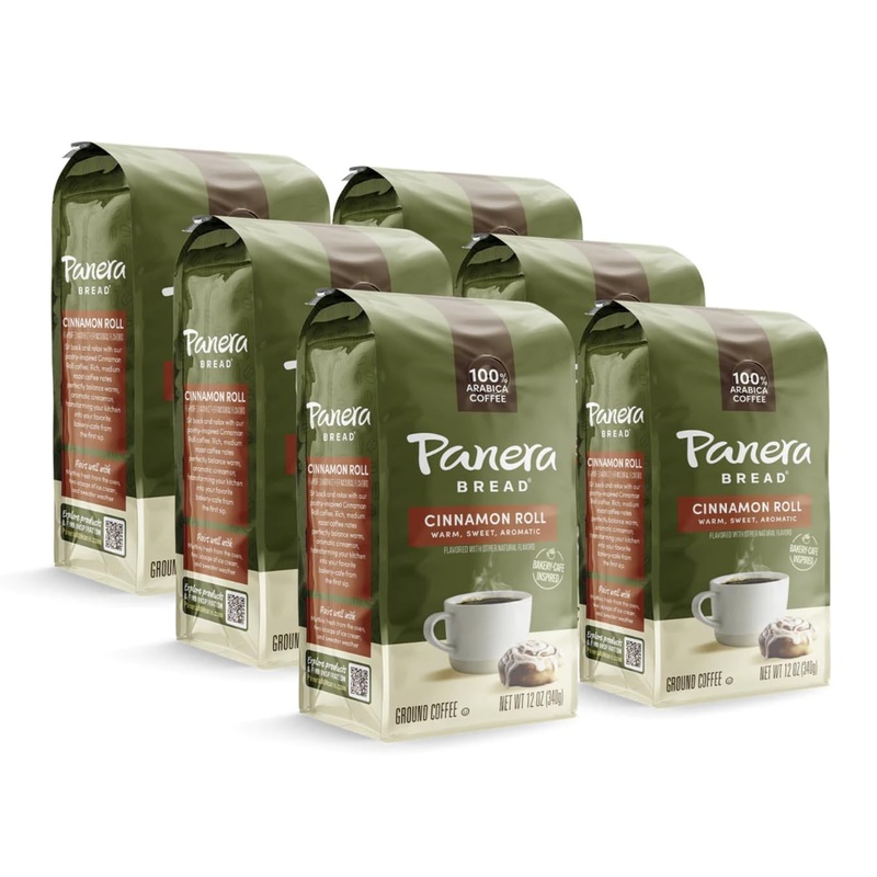 Panera Cinnamon Roll 12Oz Ground Coffee (Pack Of 6)