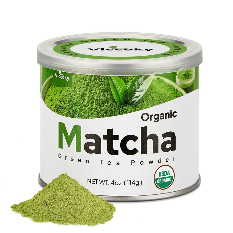 Premium Organic Matcha Powder 4Oz (Tin) - | Culinary Grade | Pure | Sugar-Free | Additive-Free | - Matcha Green Tea Powder For T