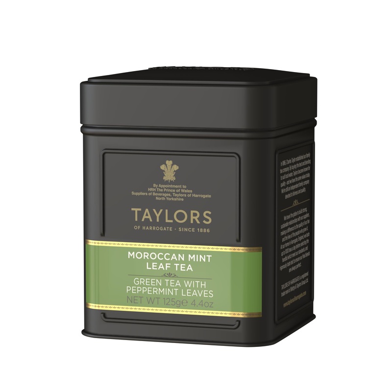Taylors Of Harrogate Moroccan Mint Green Tea Loose Leaf, 4.41 Ounce Tin