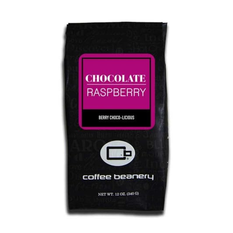 Chocolate Raspberry Flavored Coffee, Specialty Arabica Coffee, Medium Roast, 12 Ounce, Fine