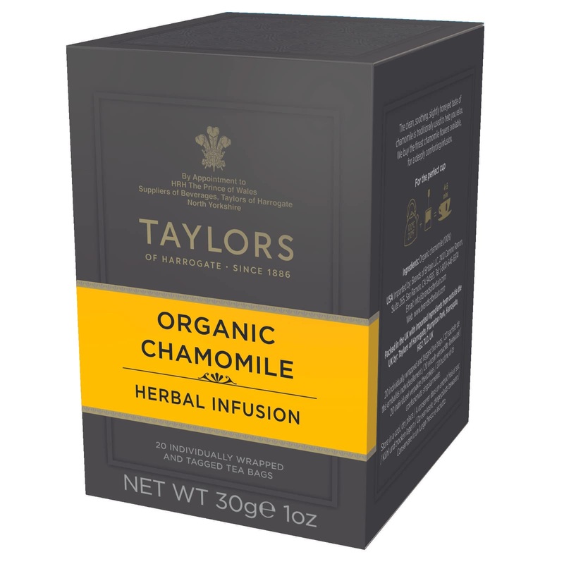 Taylors Of Harrogate Organic Chamomile Herbal Tea, 20 Count (Pack Of 6)