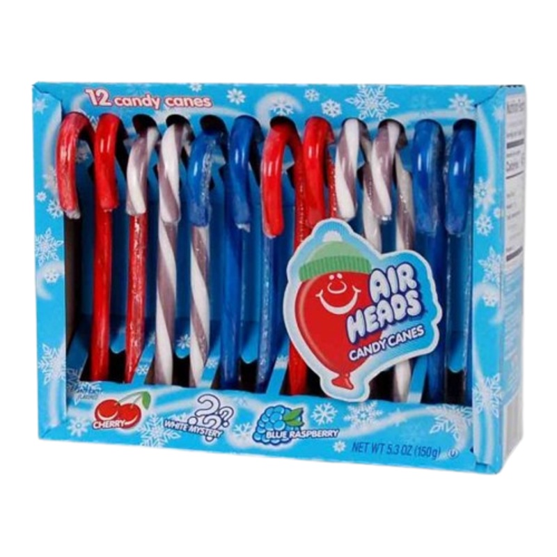 Airheads 3 Flavor Candy Canes - 5.3 oz