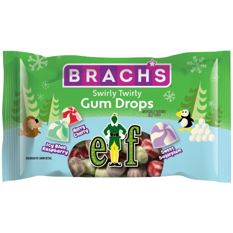 Brach's ELF Swirly Twirly Gum Drops 3 oz. Bag