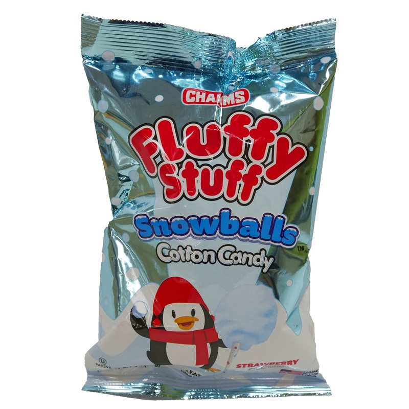 Charms Fluffy Stuff Snow Balls Cotton Candy - 2.1-oz. Bag