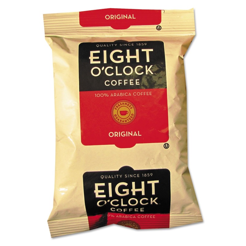 Eight O'Clock 320840 Regular Ground Coffee Fraction Packs, Original, 2Oz, 42/Carton