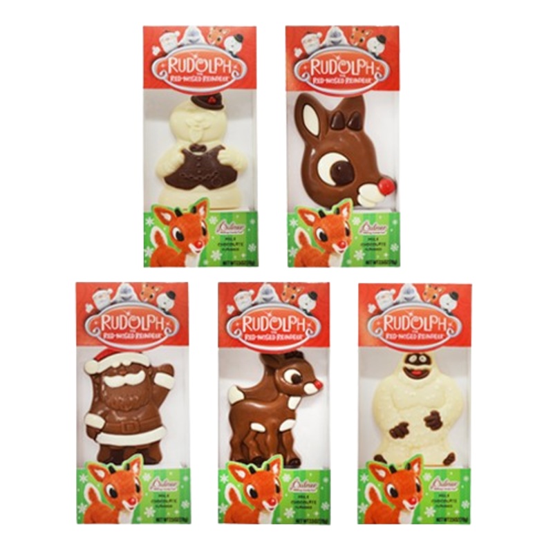 Palmer Milk Chocolate Flavored Rudolph and Pals Characters Stocking Stuffers 2.5 oz