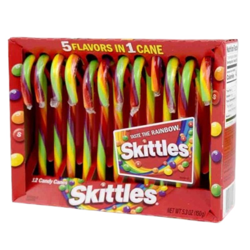 Skittles Candy Canes 5.3 oz. Box