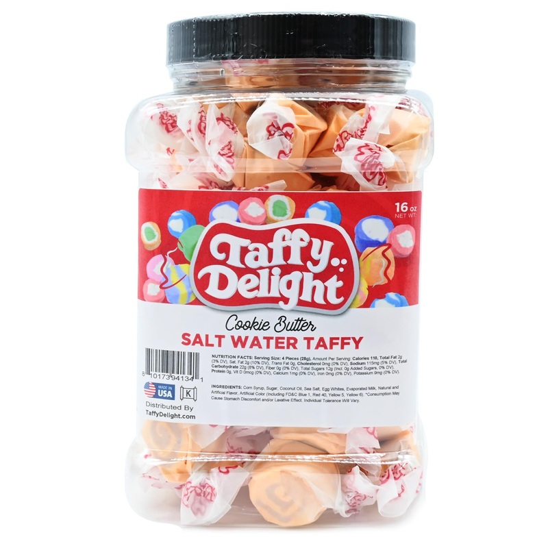 Taffy Delight Salt Water Taffy (16Oz, Cookie Butter)