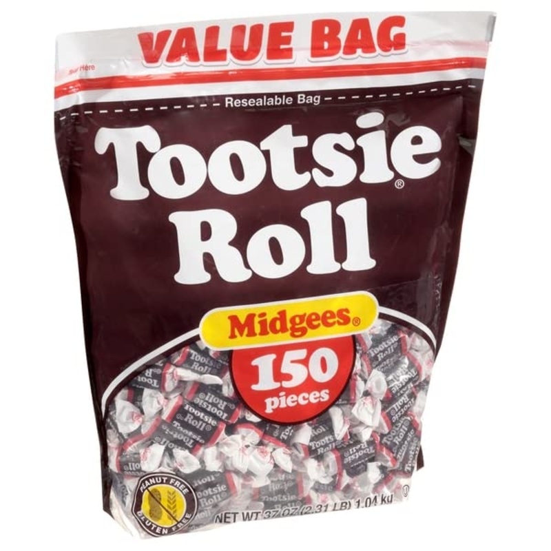Tootsie Roll, Midgees Value Bag, 37 Ounce