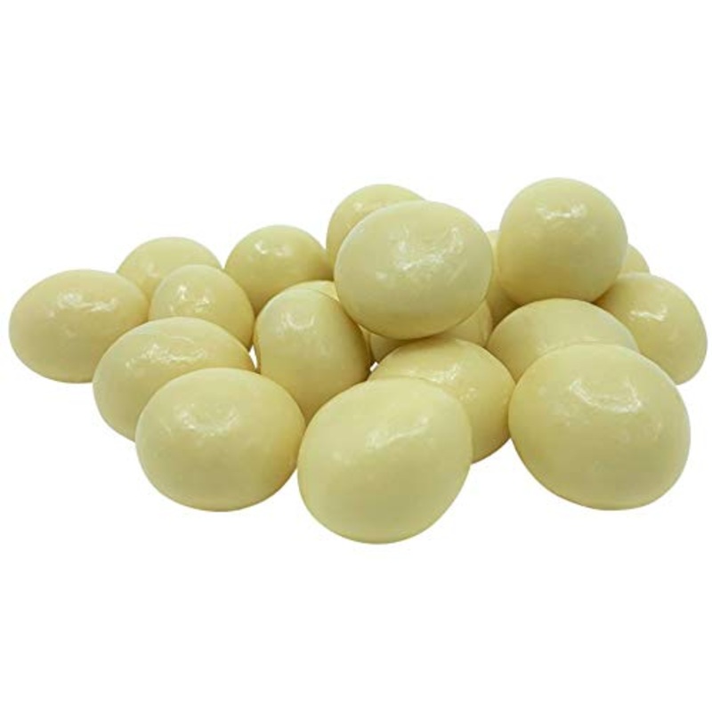 White Chocolate Covered Macadamia Nuts By Its Delish, 1 Lb (16 Oz), White Milk Chocolate Coated Macadamia Nuts, Kosher Dairy