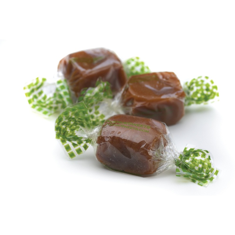 Avenuesweets - Handcrafted Individually Wrapped Soft Caramels - 1 Lb Box (Apple)