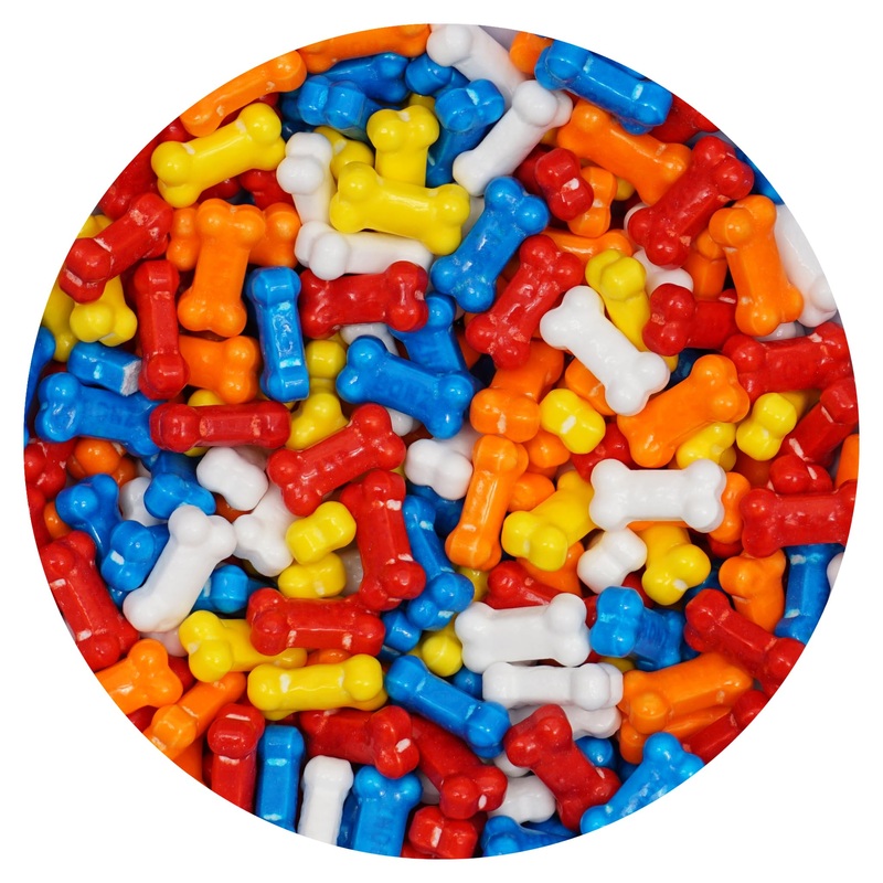 Bonz Candy, 1 Pound Bulk Bag, Bone Shaped Candy, Dog Bonz Candy Bulk