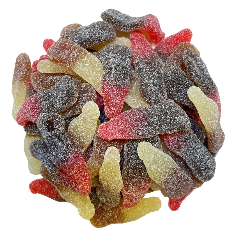 Smarty Stop Sour Cola Bottle Gummy Candy (3 Pound, Mix)