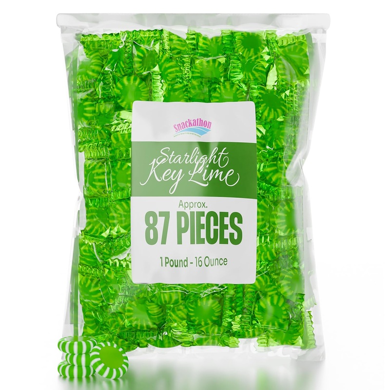 Starlight Candy, Individually Wrapped (1 Pound, Key Lime)