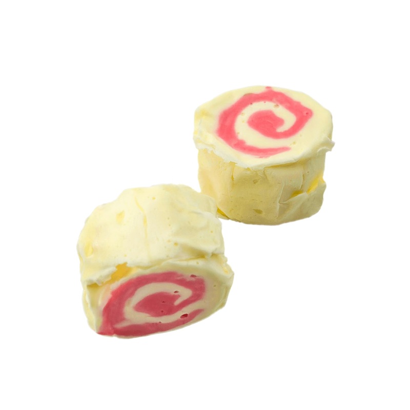 Strawberry Cheesecake Salt Water Taffy By Snack Attack, Individually Wrapped Bulk 4Lb Bag - Chewy Saltwater Taffy Candy | Gluten