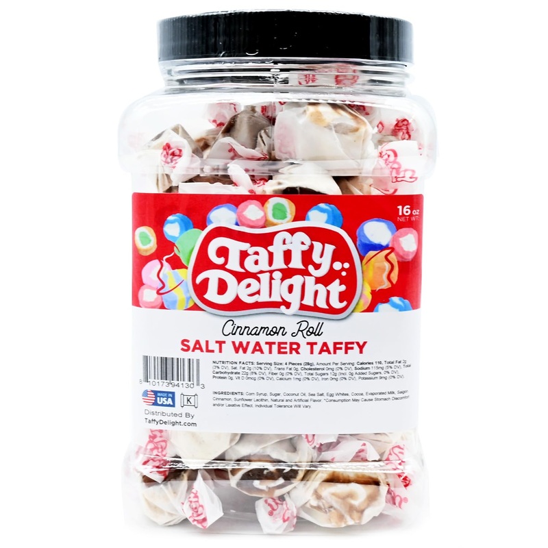Taffy Delight Salt Water Taffy (16Oz, Cinnamon Roll)