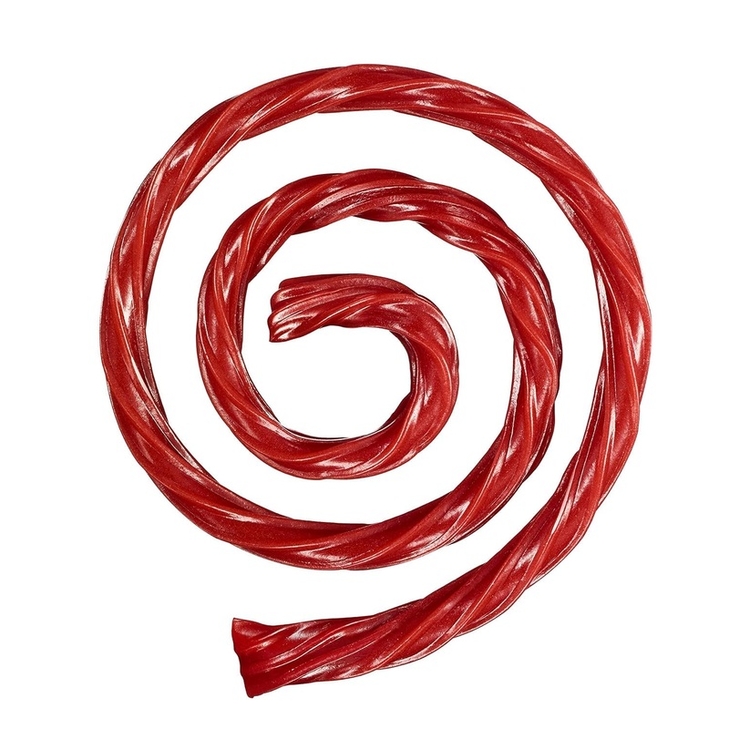 Twizz Zero Sugar Twists Strawberry Candy Bags (Strawberry, 5 Ounce (Pack Of 2))