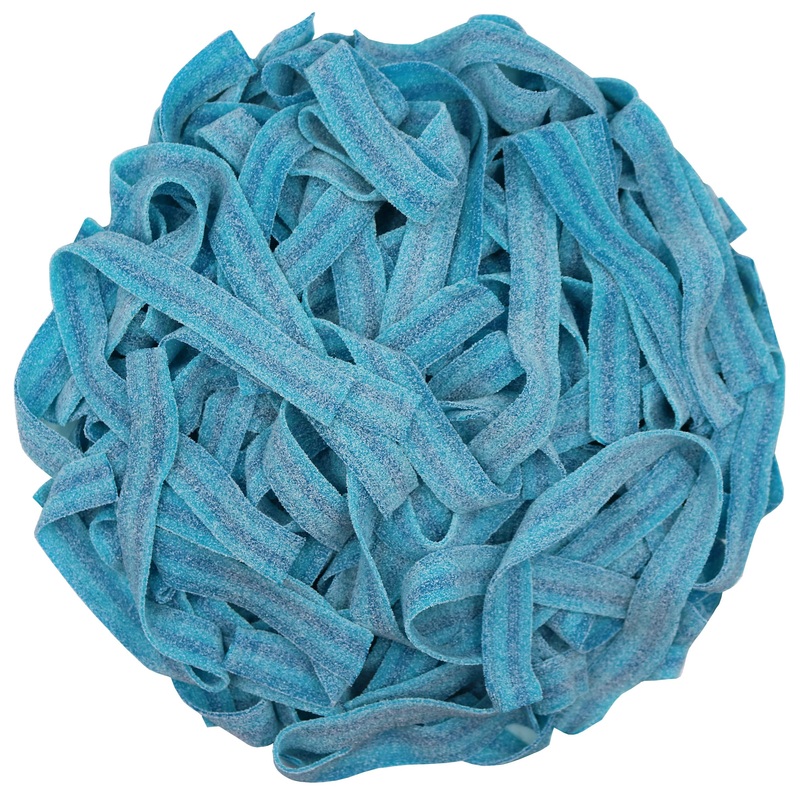 Variety Color Sour Gummy Belts (Berry Blue (Blueberry), 6.6 Lb)