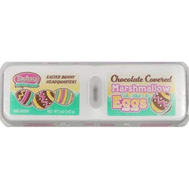 Zachary Chocolate Covered Marshmellow Eggs 1 Dozen