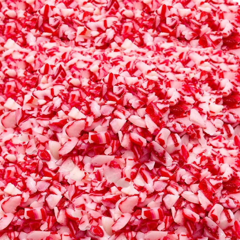Sarah'S Candy Factory 2.2 Lbs 3 Pack (Total 6.6 Lbs) Candy Cane Crushed Peppermint Candy Pieces Bits In Bag, Kosher And Vegan