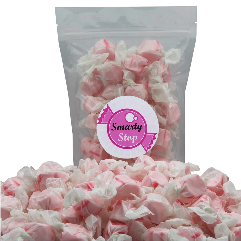 Smarty Stop Salt Water Taffy Every Color (Pink Bubble Gum, 1 Pound (Pack Of 1))
