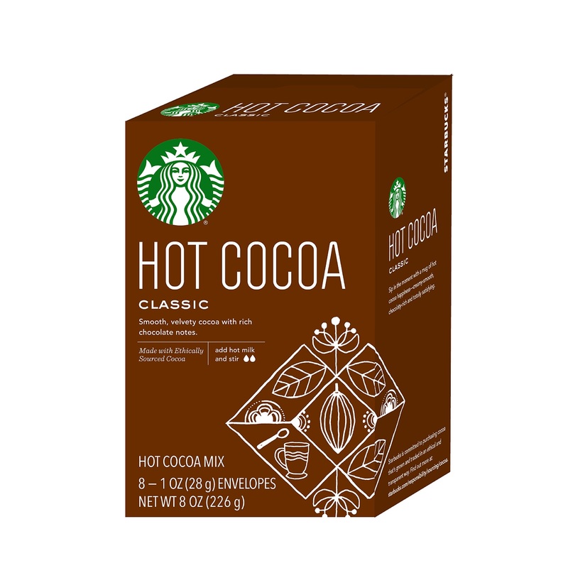 Starbucks Hot Cocoa Mix, Classic, 8 Count (Pack Of 6)
