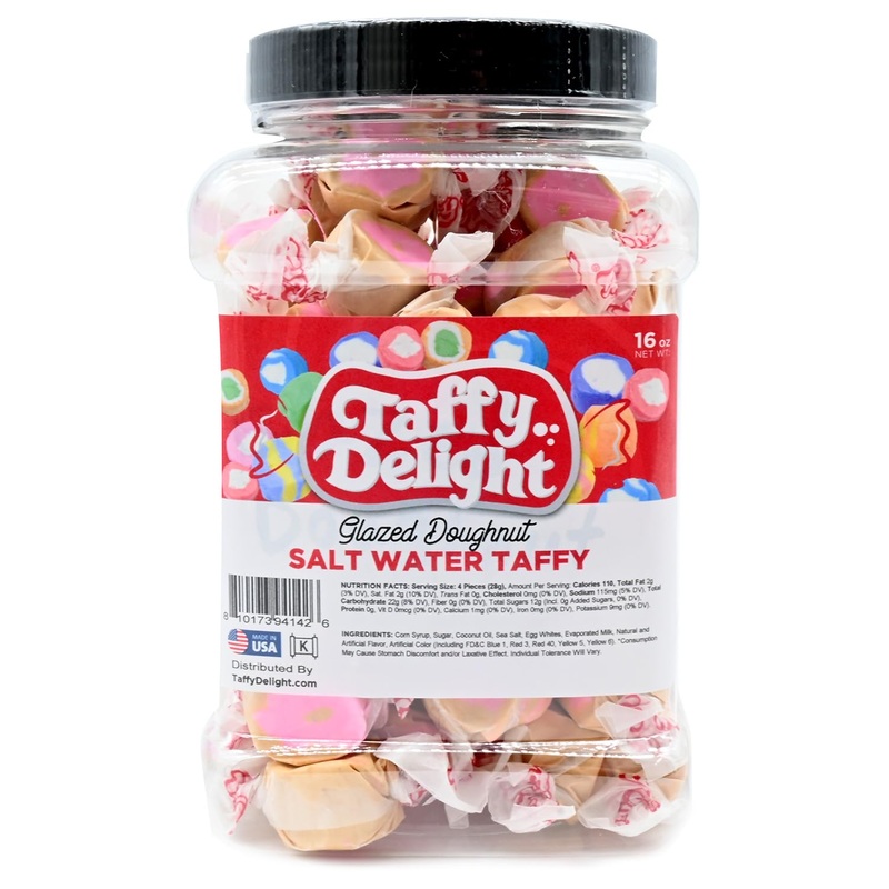 Taffy Delight Salt Water Taffy (16Oz, Glazed Doughnut)