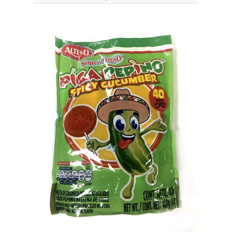 Alteno Super Pepino (Cucumber) With Chili Lollipop (40Piece)-Set Of 2