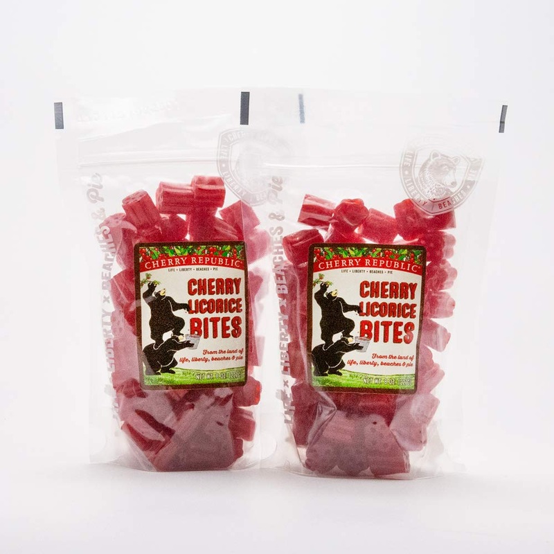 Cherry Republic Candy - Sweet Resealable Snack (8 Ounce (Pack Of 2), Cherry Licorice)