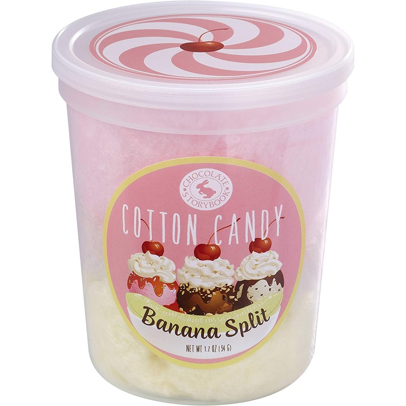 Desserts Cotton Candy (Banana Split)