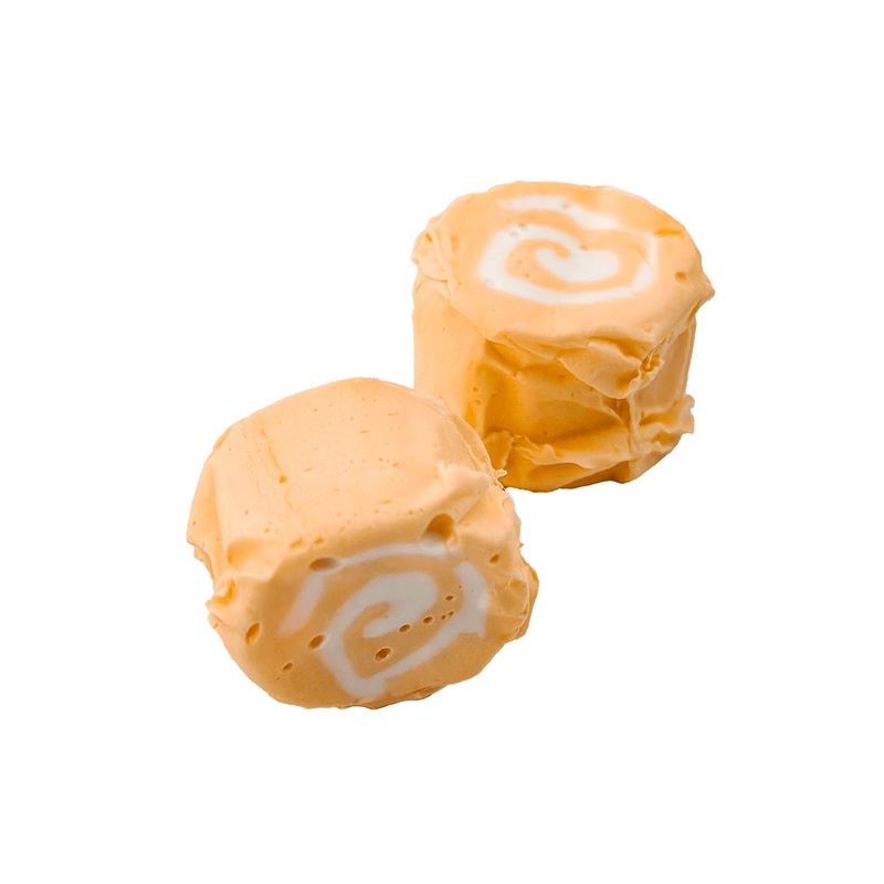 Salt Water Taffy By Snack Attack - 1Lb Bulk Bag, Individually Wrapped Vegan & Kosher Chewy Candy, (Classic Orange Cream, Old Fas