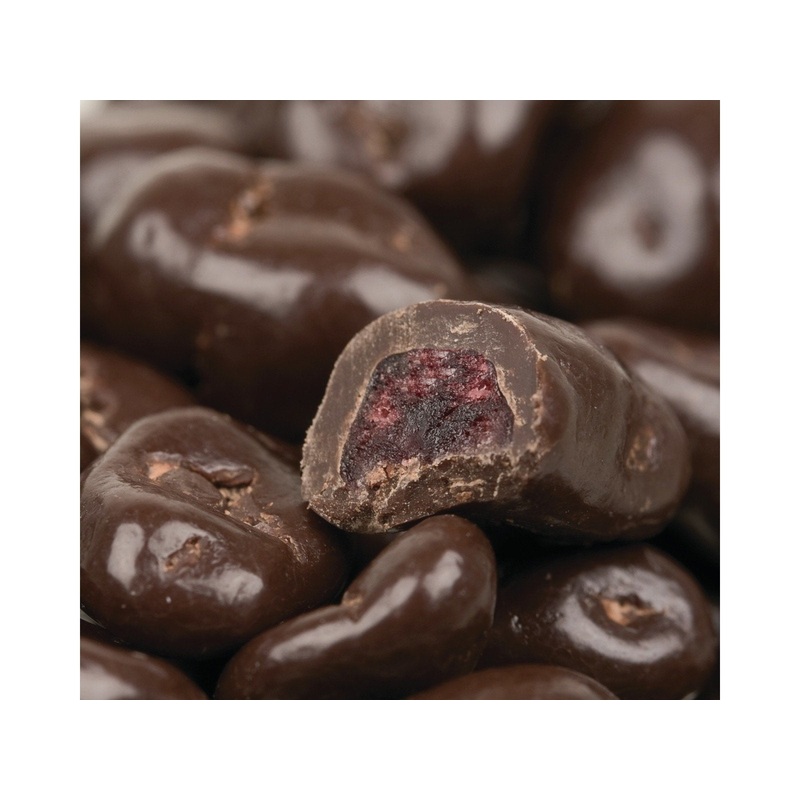 Sweetgourmet Dark Chocolate Covered Cranberries | 4 Pounds
