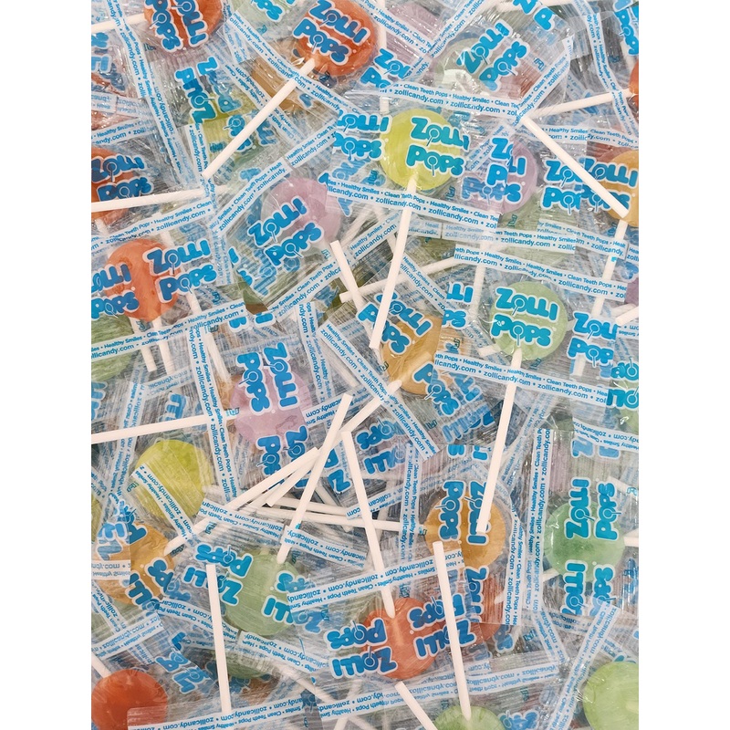 Bulk Zollipops Clean Teeth Lollipops, Anticavity Sugar-Free Candy For A Healthy Smile - Great For Kids, Diabetics And Keto Diet,