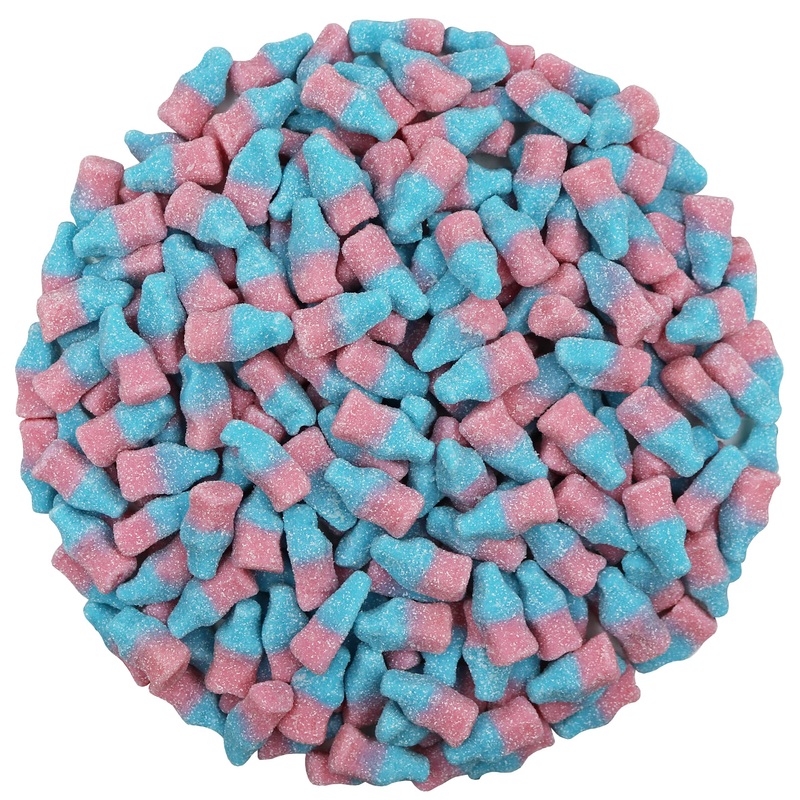 Smarty Stop Sour Cola Bottle Gummy Candy (2 Pound, Mini Bubble Gum)