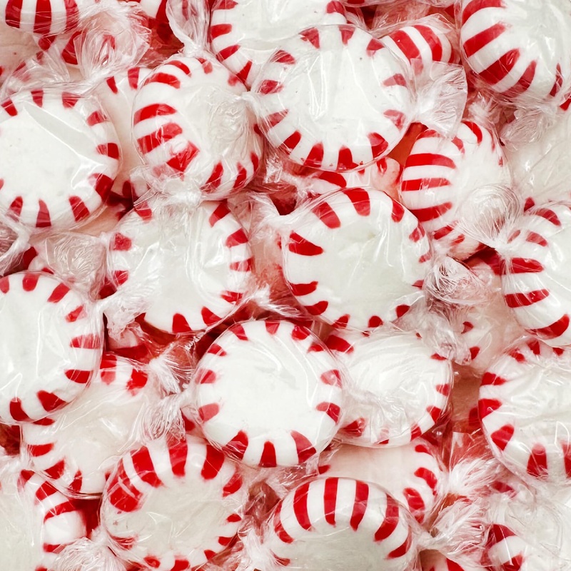 Starlight Mints Peppermint | 1-Pound Bag, About 75 Pieces | Hard Candy