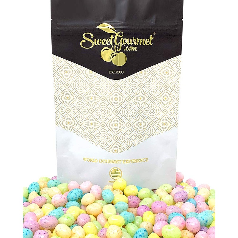 Sweetgourmet Speckled Bird Eggs Candy | Easter Jelly Beans | 1 Pound