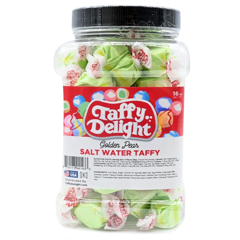Taffy Delight Salt Water Taffy (16Oz, Golden Pear)