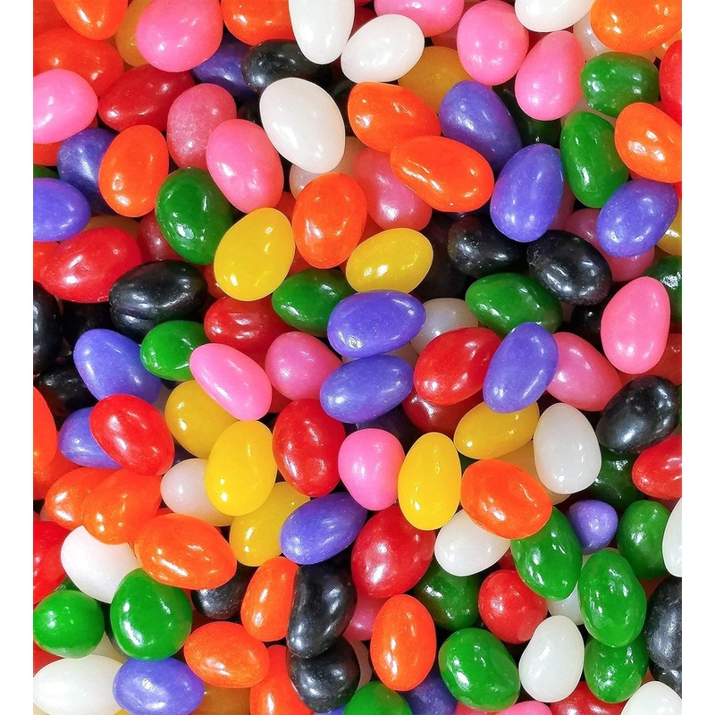 Brachcandy Classic Jelly Beans Assorted Flavors, 5.4 Lb Pounds, Over 835 Variety Bulk Pack With Delicious Fruity Flavors Traditi