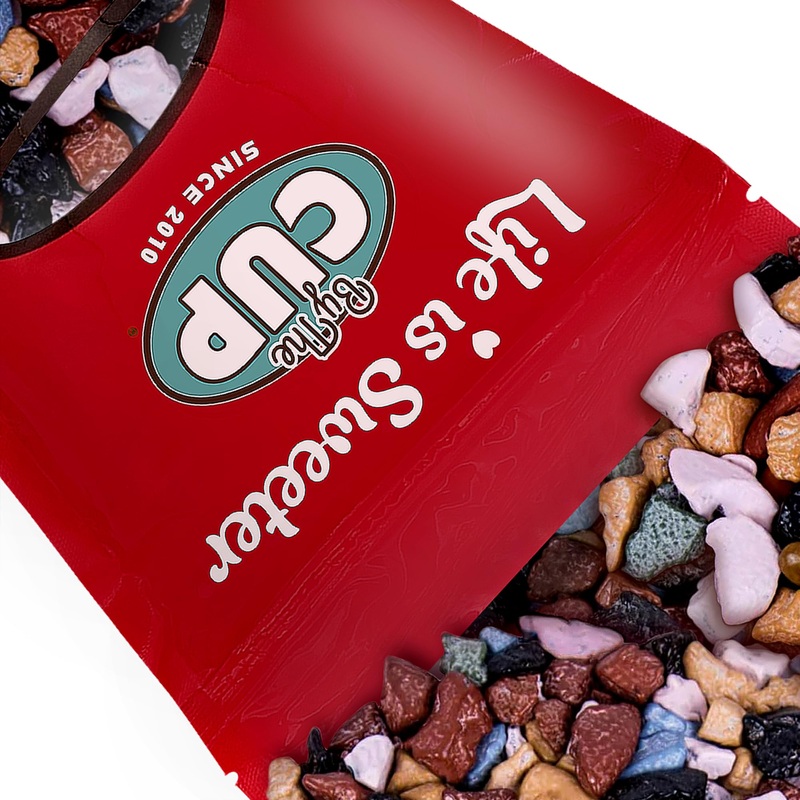 By The Cup Candy Coated Chocolate Rocks, 3 Lb Bulk Bag