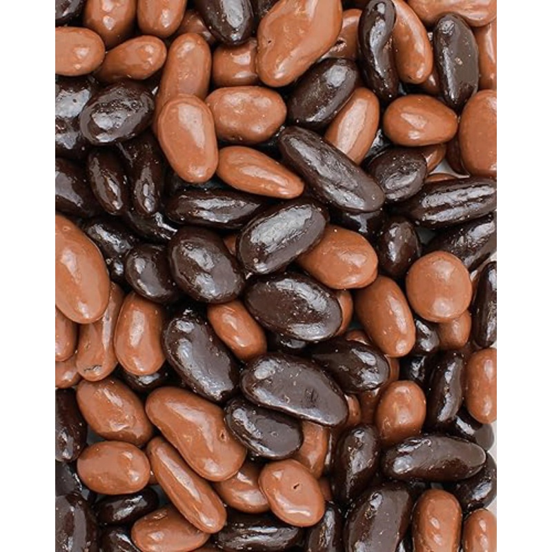 Chocolate Covered Raisins Medley Mix, Bulk Chocolate Covered Plump Candy Raisins By Queen City Candy Cave (1 Pound)