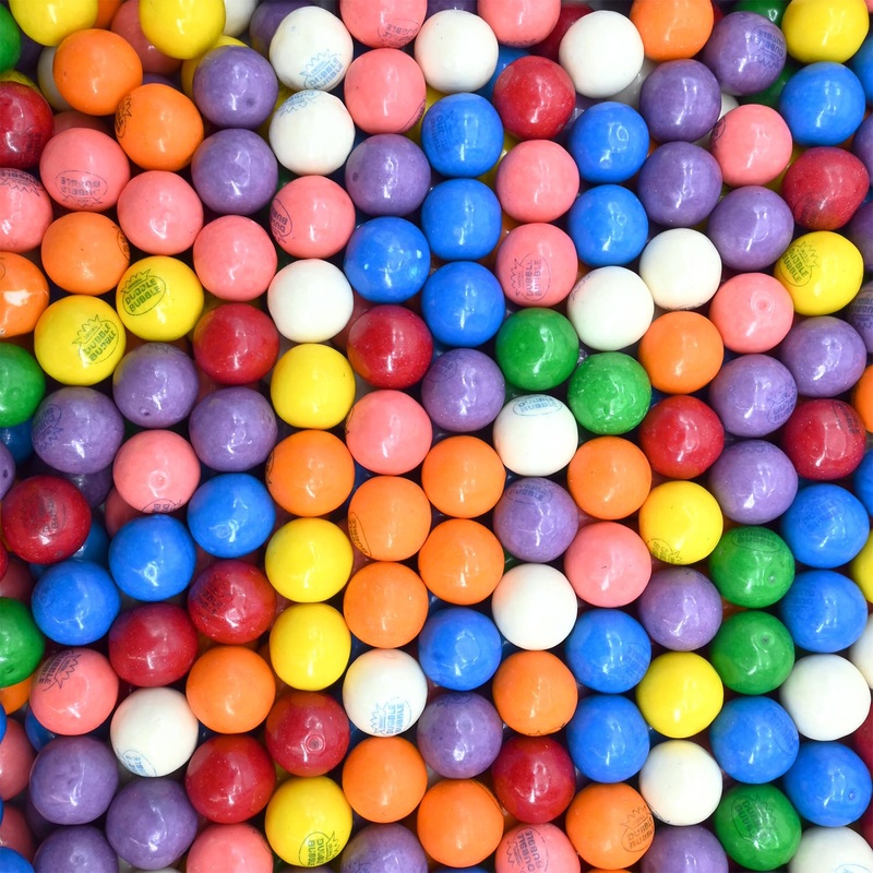 Candy Retailer 3/4 Inch Gumballs (Assorted 8 Flavors, 1 Lb)
