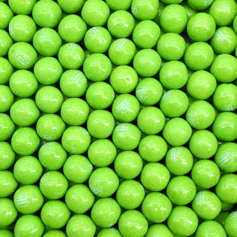Candy Retailer 3/4 Inch Gumballs (Green Apple, 1 Lb)